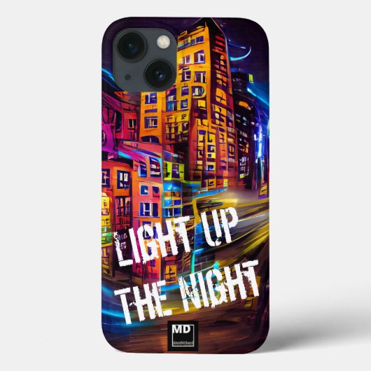 夜のライトアップ1 – 鮮やかな色のiPhoneケース Case-Mate iPhoneケース (裏面)
