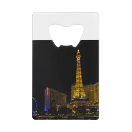 夜のラスベガス クレジットカード栓抜き