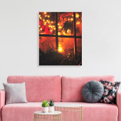 夜のランタン キャンバスプリント (インサイチュ (リビング))