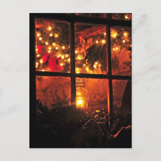 夜のランタン ポストカード (正面)