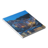 夜のリオマッジョーレCinque Terre Liguria Italy ノートパッド (アングル)