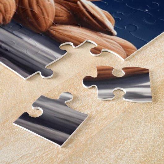 夜のリス ジグソーパズル (側面)