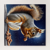 夜のリス ジグソーパズル (横)