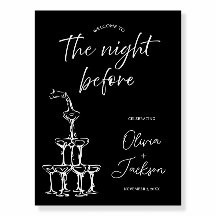 夜のリハーサルカスタムディナーウェルカム