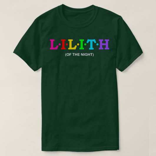 夜のリル Tシャツ (デザイン正面)