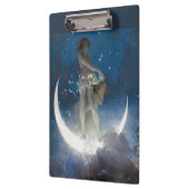 夜のルナの女神が星を散乱 クリップボード (左)