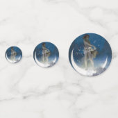 夜のルナの女神が星を散乱 コンフェッティ (裏面)