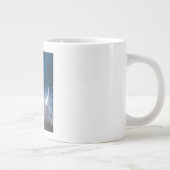 夜のルナの女神が星を散乱 ジャンボコーヒーマグカップ (右)