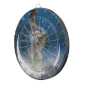 夜のルナの女神が星を散乱 ダーツボード (正面右)