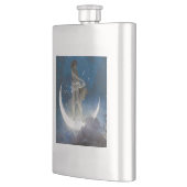 夜のルナの女神が星を散乱 フラスク (左)