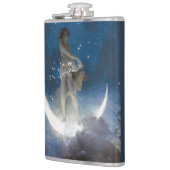 夜のルナの女神が星を散乱 フラスク (左)