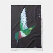 「夜のルビスロート」キッチンタオル キッチンタオル (縦)