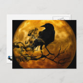 夜のレイヴン ポストカード (正面/裏面)