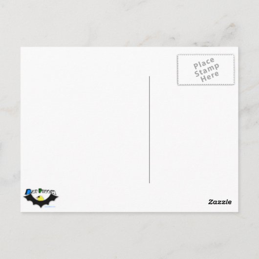 夜のレイヴン ポストカード (裏面)