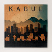 夜のレジリエンス:ミニマルポートレート ジグソーパズル (縦)