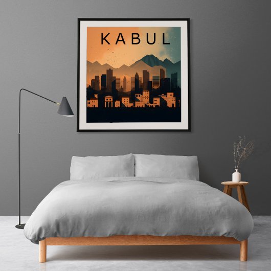 夜のレジリエンス:ミニマルポートレート ポスター