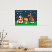 夜のレバ、プリル、ゾラ ポスター (キッチン)