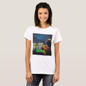夜のロシアロシアのまたはモスクワ連邦 Tシャツ (正面フル)