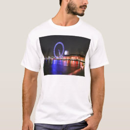 夜のロンドンアイ Tシャツ
