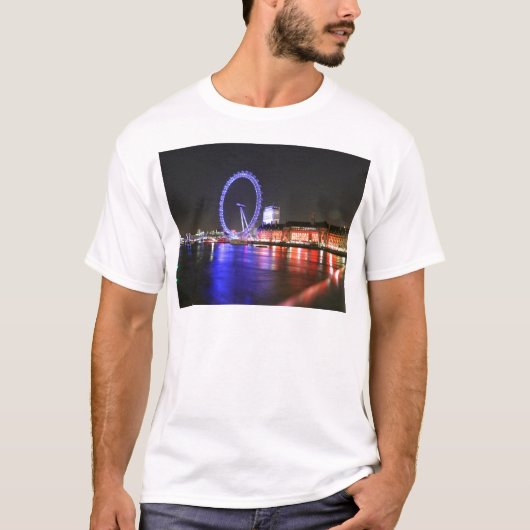 夜のロンドンアイ Tシャツ (正面)