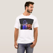 夜のロンドンアイ Tシャツ (正面フル)