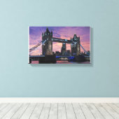 夜のロンドン塔絵画橋 キャンバスプリント (インサイチュ (ウッドフロア))