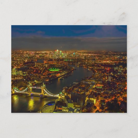 夜のロンドン ポストカード (正面)