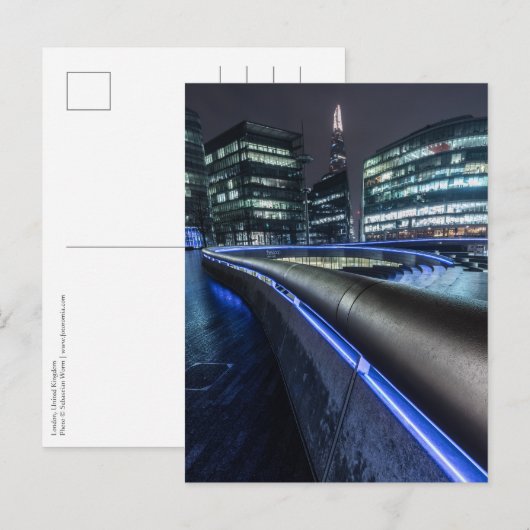 夜のロンドン ポストカード (正面/裏面)