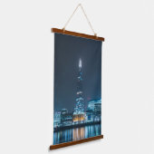 夜のロンドン 吊り下げ型タペストリー (傾斜あり)