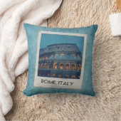 夜のローマのコロッセオ クッション (ブランケット)