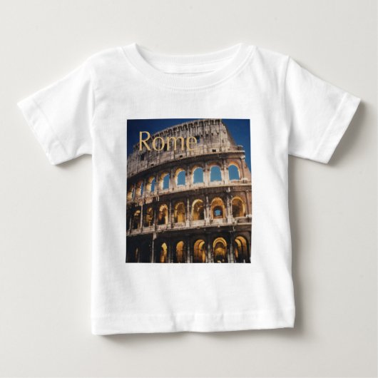 夜のローマ ベビーTシャツ (正面)