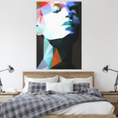 夜のワイルド01. キャンバスプリント (インサイチュ (寝室))