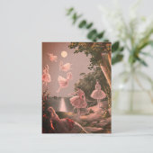 夜のヴィンテージ妖精たち ポストカード (スタンド正面)