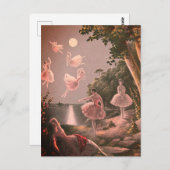 夜のヴィンテージ妖精たち ポストカード (正面/裏面)