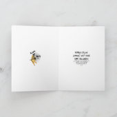 「夜の不気味ショー」ヴィンテージハロウィンの挨拶 カード (内部)