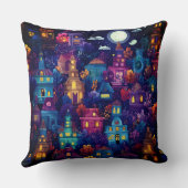 夜の不気味季節の近所 クッション (裏面)