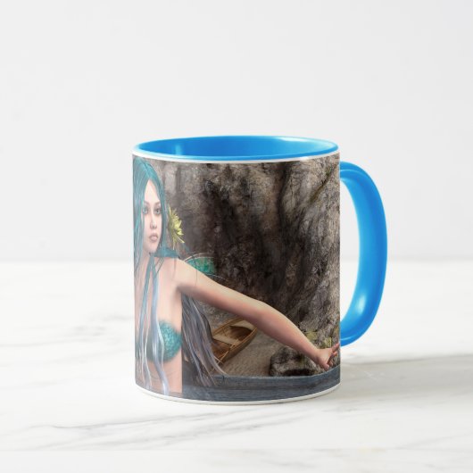 夜の人魚 マグカップ (正面右)