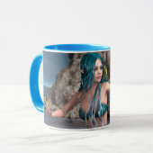 夜の人魚 マグカップ (正面左)