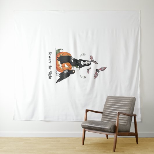 夜の修道女に気を不気味付け タペストリー (インサイチュ(横))