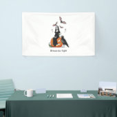 夜の修道女に気を不気味付け 横断幕 (トレードショー)