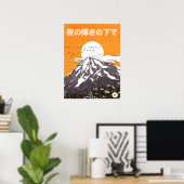 夜の光の下で ポスター (ホームオフィス)