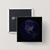 夜の全地球の街灯4 缶バッジ (正面&裏面)