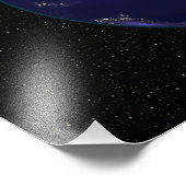 夜の全地球の街灯7 フォトプリント            (角)