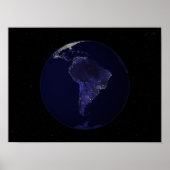 夜の全地球の都市のライトを表示6 ポスター (正面)