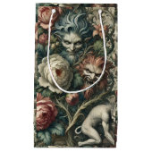 夜の公園の見知らぬ人 – ゴシックビクトリアン様式 スモールペーパーバッグ (正面)