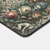 夜の公園の見知らぬ人 – ゴシックビクトリアン様式 デスクマット (コーナー)