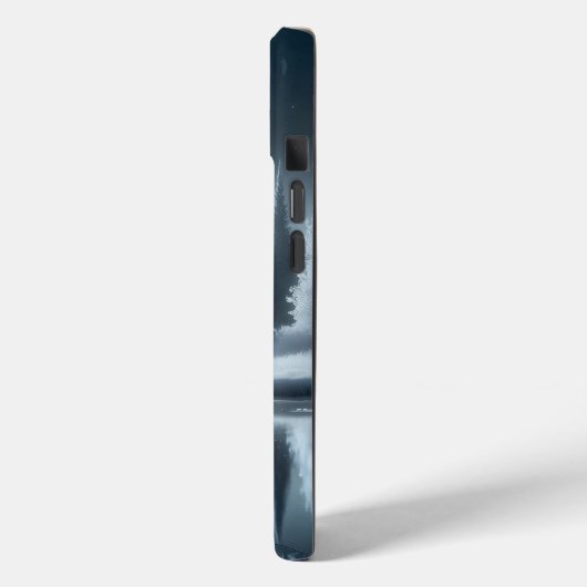 夜の冬の川の鹿 Case-Mate iPhoneケース (裏面 / 左)