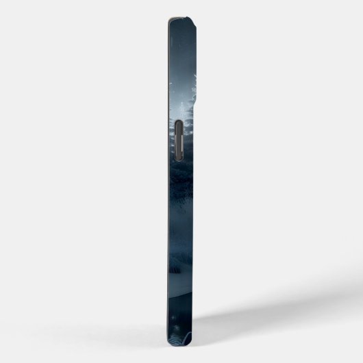 夜の冬の川の鹿 Case-Mate iPhoneケース (裏面 / 右)