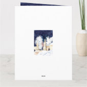 夜の冬門 サンキューカード (裏面)