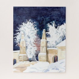 夜の冬門 ジグソーパズル